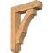 Ekena Millwork Balboa Craftsman Smooth Bracket w/ Offset Brace, Western Red Cedar, 7 1/2"W x 30"D x 38"H BKT0806X30X38BOA04SWR - alternate 1